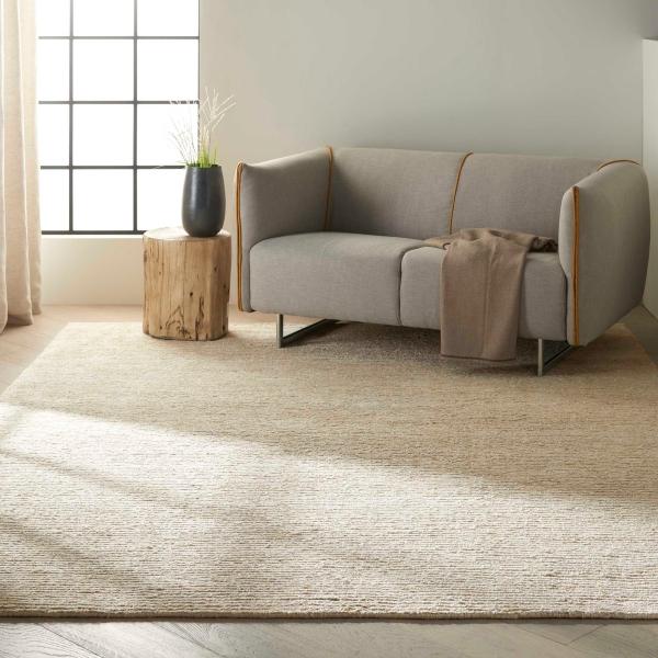 nourison Calvin Klein Mesa Jute Blend Ivory Rug MSA01