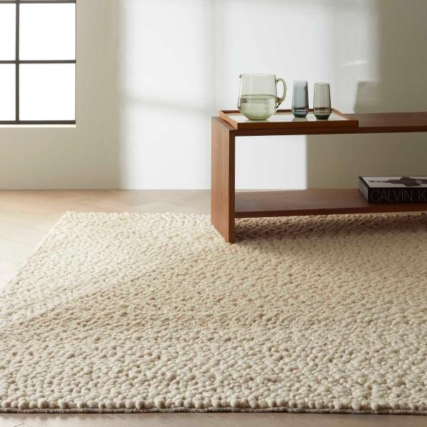 Nourison Calvin Klein Riverstone Contemporary Ivory Rug CK940