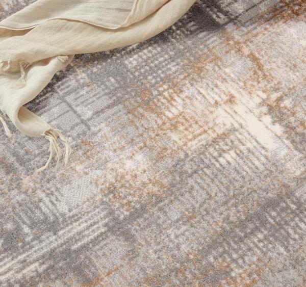 Nourison Calvin Klein Rush Abstract Grey/Beige Rug CK951