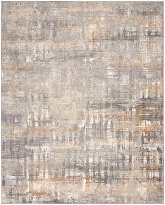 Nourison Calvin Klein Rush Abstract Grey/Beige Rug CK951