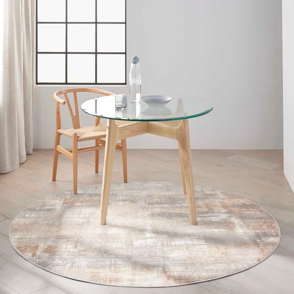 Nourison Calvin Klein Rush Abstract Grey/Beige Rug CK951