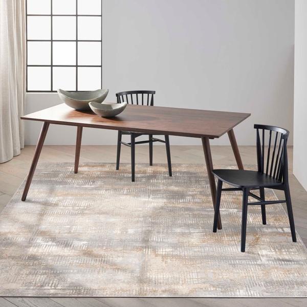 nourison Calvin Klein Rush Abstract Grey/Beige Rug CK951