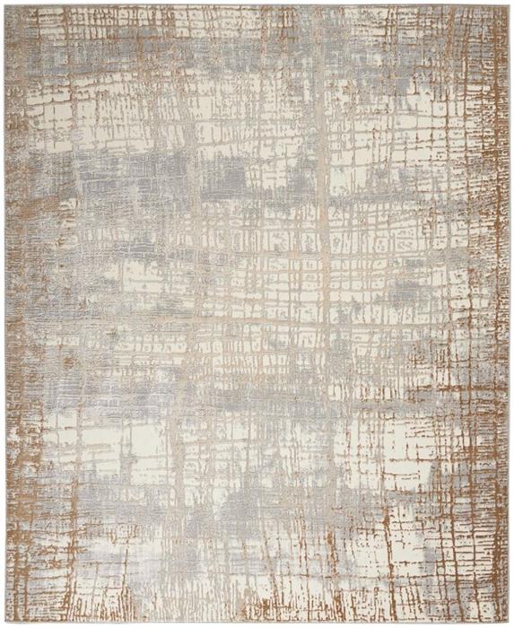 Nourison Calvin Klein Rush Abstract Grey/Taupe Rug CK950