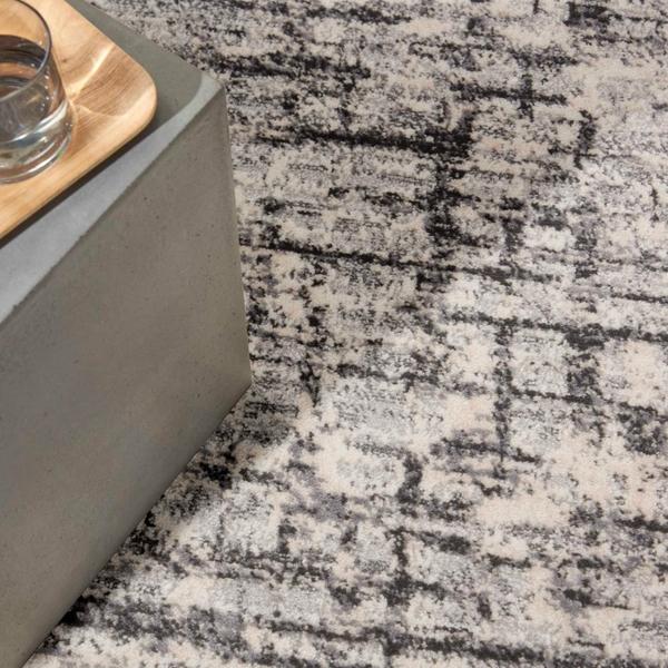 Nourison Calvin Klein Rush Abstract Ivory/Grey Rug CK952