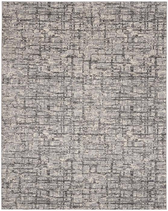 Nourison Calvin Klein Rush Abstract Ivory/Grey Rug CK952