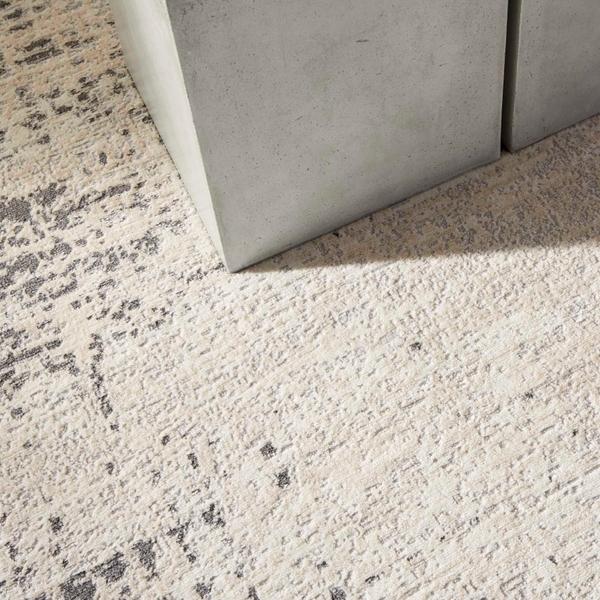 Nourison Calvin Klein Rush Abstract Ivory/Grey Rug CK953