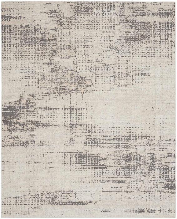 Nourison Calvin Klein Rush Abstract Ivory/Grey Rug CK953