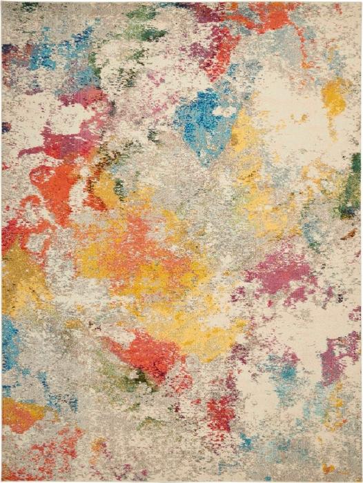 Nourison Celestial Abstract Ivory/Rainbow Rug CES12 Home