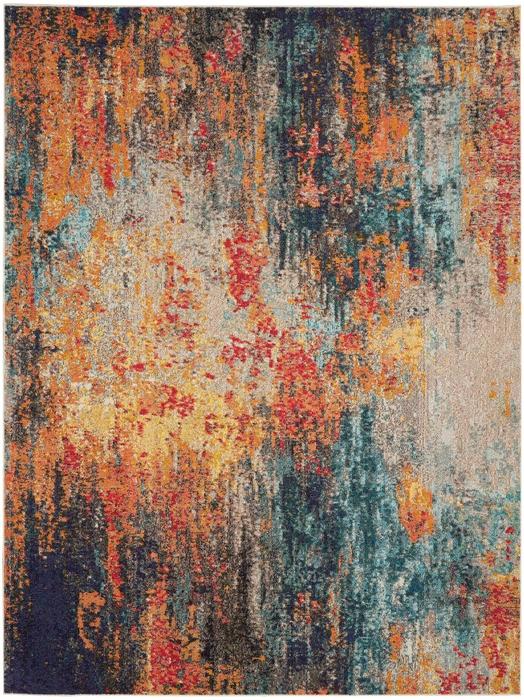 Nourison Celestial Abstract Multicolored Rug CES15 Home