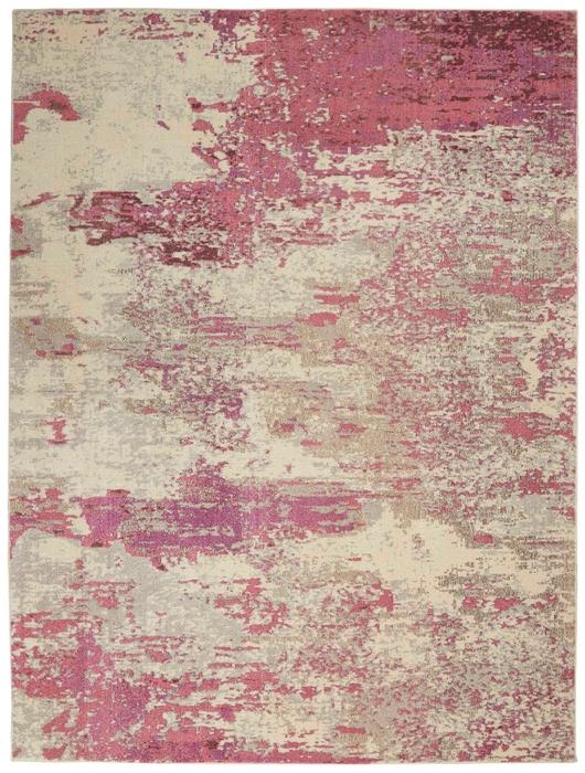 Nourison Celestial Abstract Pink/Ivory Rug CES02 Home