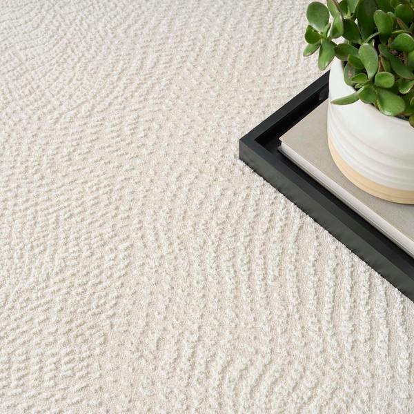 Nourison Central Park West Ivory Indoor Only Abstract Rug CEP01
