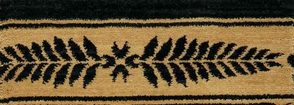 nourison CHATEAU NORMANDY NO11 ONYX BORDER BROADLOOM CARPET