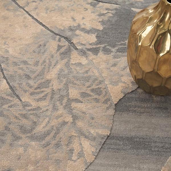 Nourison Christopher Guy S/Wl Grey Beige Indoor Only Floral Rug CGS40 Home