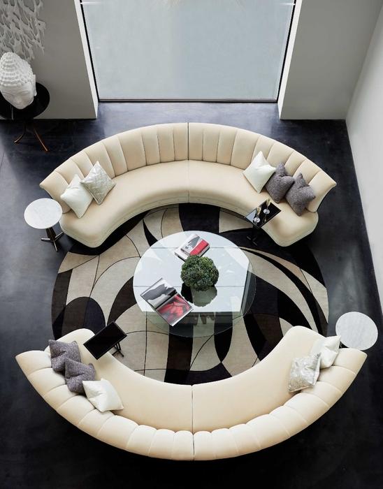 Nourison Christopher Guy S/Wl Mediterranean Sand Indoor Only Abstract Rug CGS18 Home
