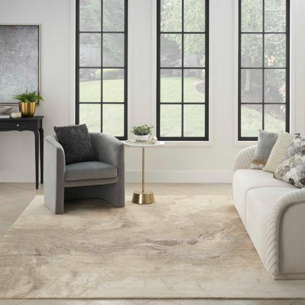 Nourison Christopher Guy S/Wl Sand Indoor Only Abstract Rug CGS35 Home