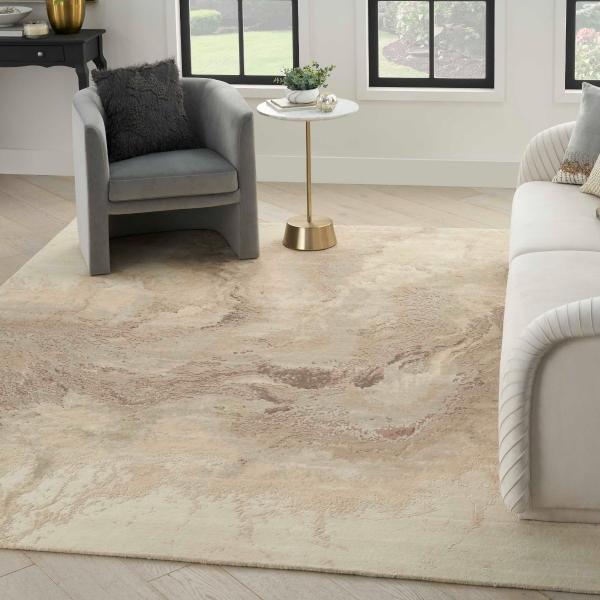 Nourison Christopher Guy S/Wl Sand Indoor Only Abstract Rug CGS35 Home