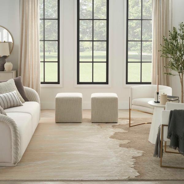 Nourison Christopher Guy S/Wl Sand Indoor Only Abstract Rug CGS38 Home