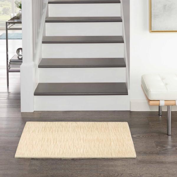 Nourison Christopher Guy Silk Symphony Beige Indoor Only Abstract Rug CGP01