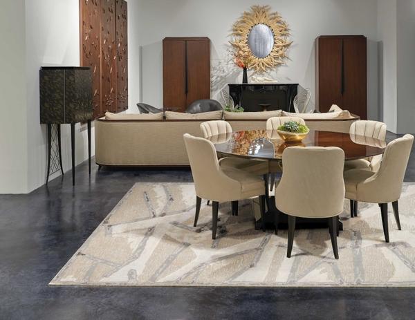 Nourison Christopher Guy Wool Abstract Beige/Grey Rug CGW16 Home