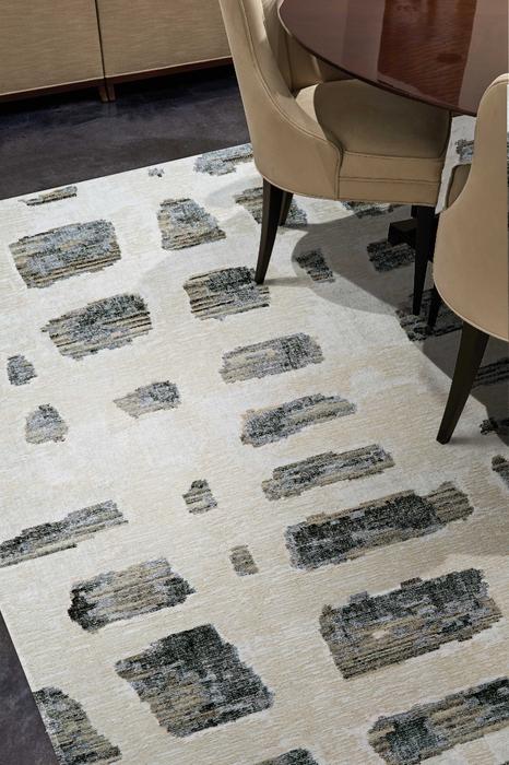 Nourison Christopher Guy Wool Abstract Ivory/Grey Rug CGW12 Home
