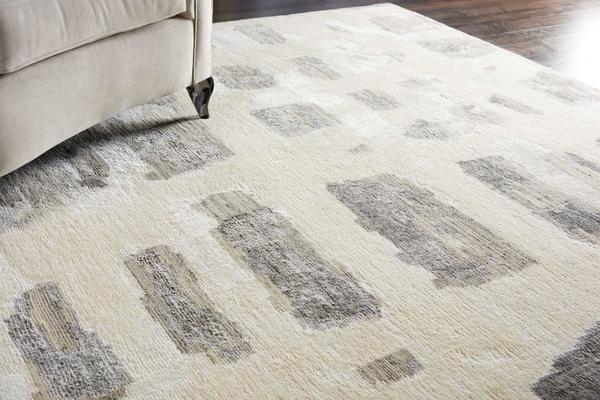 Nourison Christopher Guy Wool Abstract Ivory/Grey Rug CGW12 Home