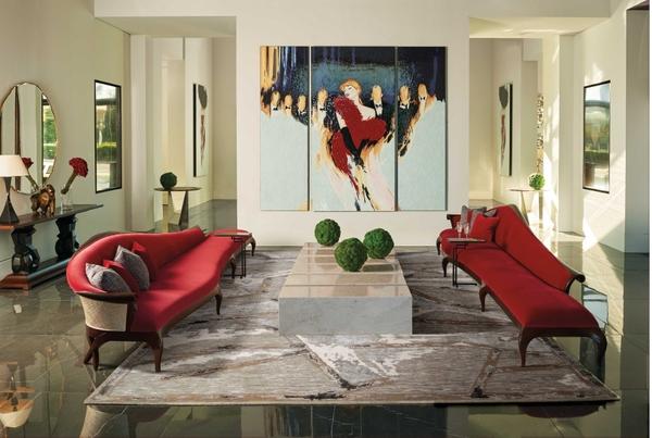 Nourison Christopher Guy Wool Abstract Silver/Grey Rug CGW16 Home