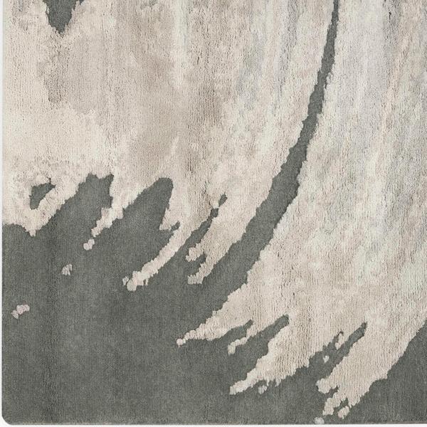 nourison Christopher Guy Wool & Silk Abstract Grey Rug CGS22 |Nourison Home