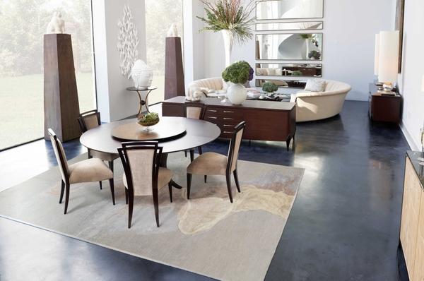 Nourison Christopher Guy Wool & Silk Abstract Grey Rug CGS29 Home