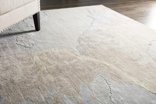 Nourison Christopher Guy Wool & Silk Abstract Grey Rug CGS29 Home