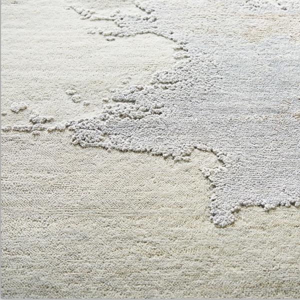 nourison Christopher Guy Wool & Silk Abstract Grey Rug CGS29 Home