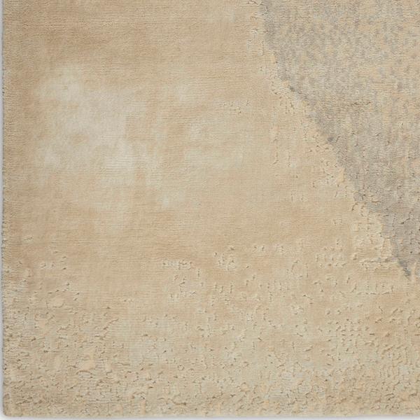 nourison Christopher Guy Wool & Silk Abstract Ivory/Grey Rug CGS33