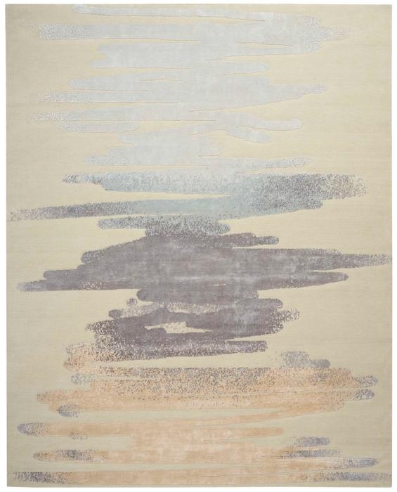Nourison Christopher Guy Wool & Silk Abstract Multicolored Rug CGS34 Home