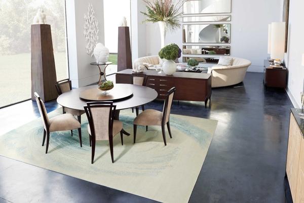 Nourison Christopher Guy Wool & Silk Collection Beige/Seafoam Indoor Only Abstract Rug CGS30