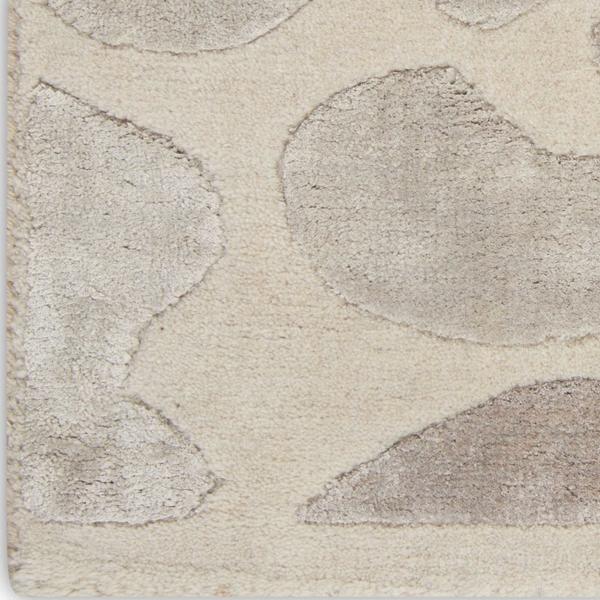 nourison Christopher Guy Wool & Silk Floral Taupe/Multicolored Rug CGS20 Home
