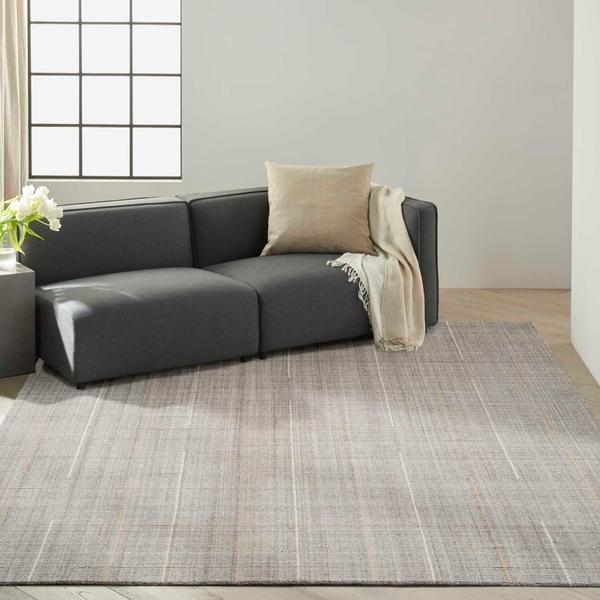 nourison CK041 Architectura Grey Indoor only Abstract Rug ACT01 Home