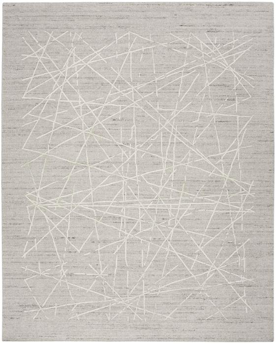 Nourison CK044 Wander Grey Indoor Only Abstract Rug WND01 Home