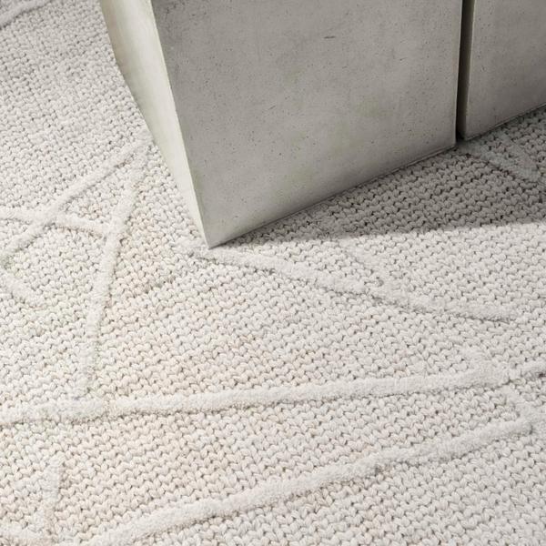 Nourison CK044 Wander Ivory Grey Indoor Only Abstract Rug WND01 Home