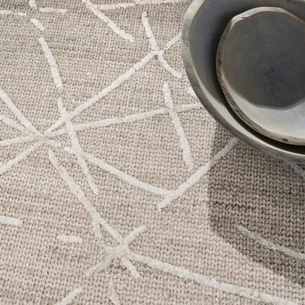 Nourison CK044 Wander Taupe Indoor Only Abstract Rug WND01 Home