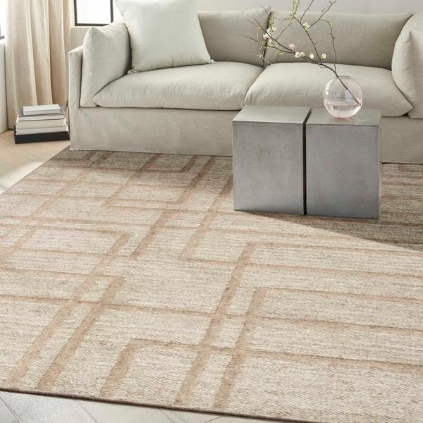 Nourison CK045 Impressions Camel Indoor Only Geometric Rug IMP01 Home