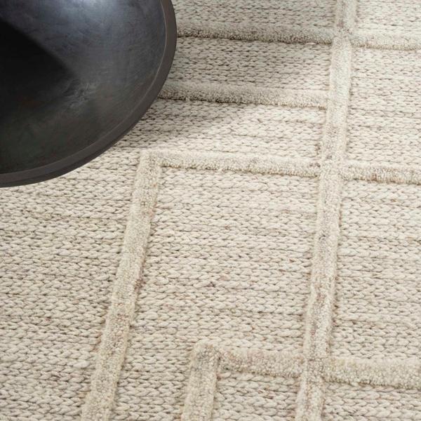 Nourison CK045 Impressions Sand Indoor Only Geometric Rug IMP01 Home