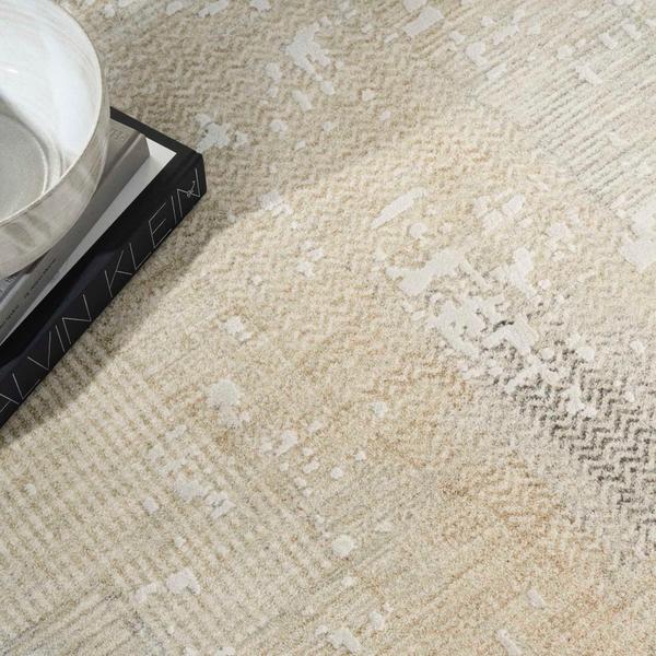 Nourison CK078 Summit Cream Ivory Indoor Only Abstract Rug SUM05