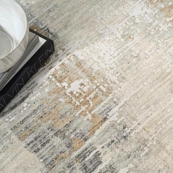 Nourison CK078 Summit Ivory Multicolor Indoor Only Abstract Rug SUM01