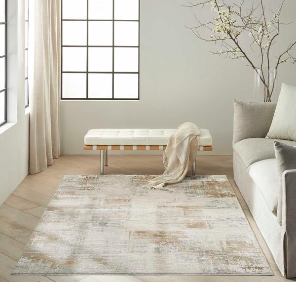 Nourison CK078 Summit Ivory Multicolor Indoor Only Abstract Rug SUM01