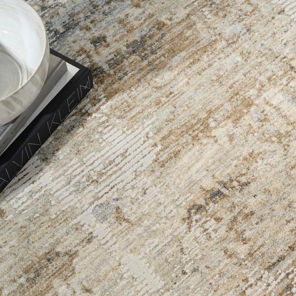 Nourison CK078 Summit Natural Grey Indoor Only Abstract Rug SUM06