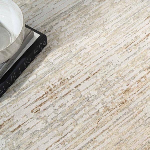 Nourison CK078 Summit Natural Ivory Indoor Only Abstract Rug SUM03