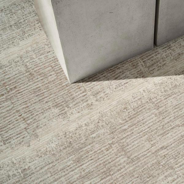 Nourison CK079 Notes Ivory Grey Indoor Only Abstract Rug NOT06