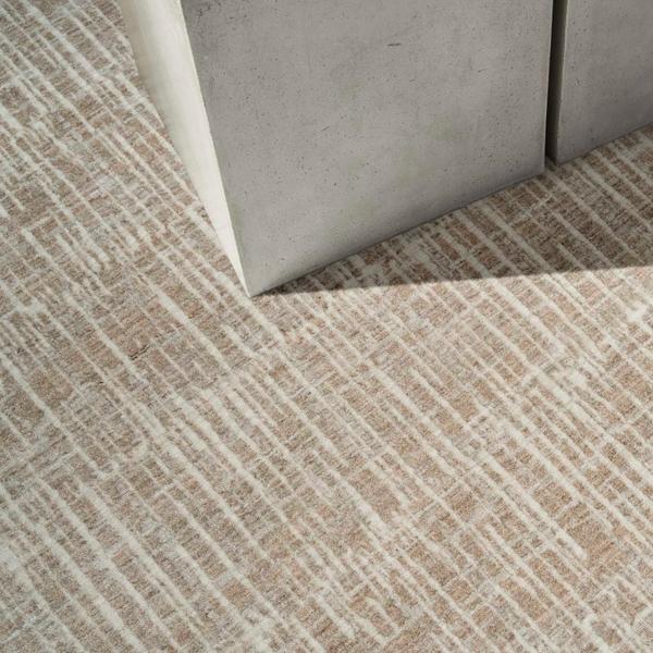 Nourison CK079 Notes Ivory Grey Indoor Only Abstract Rug NOT05