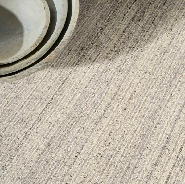 Nourison CK082 Ridge Grey Ivory Indoor Only Abstract Rug RDG01