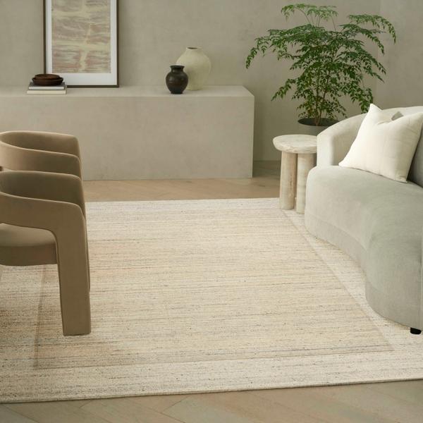 Nourison CK082 Ridge Ivory Indoor Only Abstract Rug RDG01