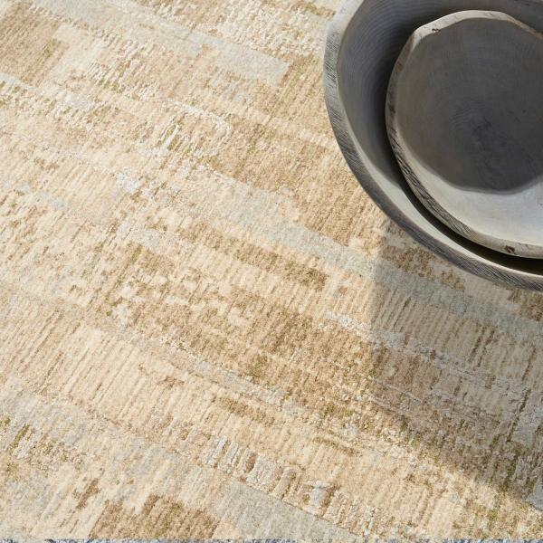 Nourison CK089 Drift Beige Grey Indoor Only Abstract Rug DRF04